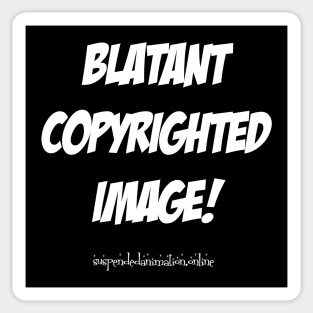 Blatant Copyrighted Image Sticker